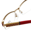 Carolina Herrera Designer Eyeglasses VHE025-0SAH in Red Beige 53mm :: Rx Single Vision