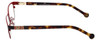 Carolina Herrera Designer Eyeglasses VHE065-0483 in Brown 53mm :: Rx Single Vision