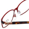Carolina Herrera Designer Eyeglasses VHE065-0483 in Brown 53mm :: Rx Single Vision