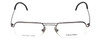 Calvin Klein CK381 Designer Reading Glasses in Gunmetal