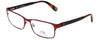 Carolina Herrera Designer Eyeglasses VHE074-08C6 in Red Tortoise 56mm :: Rx Single Vision