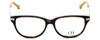 Carolina Herrera Designer Eyeglasses VHE637-0743 in Havana Yellow 53mm :: Rx Single Vision