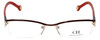 Carolina Herrera Designer Eyeglasses VHE014-0307 in Red 53mm :: Progressive