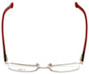 Carolina Herrera Designer Eyeglasses VHE014-0307 in Red 53mm :: Progressive