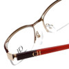 Carolina Herrera Designer Eyeglasses VHE014-0307 in Red 53mm :: Progressive