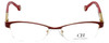 Carolina Herrera Designer Eyeglasses VHE025-0SAH in Red Beige 53mm :: Progressive