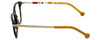 Carolina Herrera Designer Eyeglasses VHE637-0743 in Havana Yellow 53mm :: Progressive