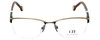 Carolina Herrera Designer Eyeglasses VHE041-0530 in Black Gold 54mm :: Rx Bi-Focal