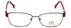 Carolina Herrera Designer Eyeglasses VHE063-08P2 in Red 55mm :: Rx Bi-Focal