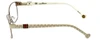Carolina Herrera Designer Reading Glasses VHE063-08M6 in Beige White 57mm