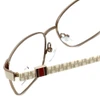 Carolina Herrera Designer Reading Glasses VHE063-08M6 in Beige White 57mm
