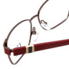 Carolina Herrera Designer Reading Glasses VHE063-08P2 in Red 55mm
