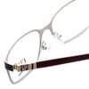Carolina Herrera Designer Reading Glasses VHE065-0H98 in Shiny Black Brown 53mm