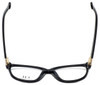 Carolina Herrera Designer Reading Glasses VHE590-0700 in Shiny Black 53mm