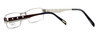 Dale Earnhardt, Jr. Designer Eyeglasses DJ6707 in Brown-Silver 52mm :: Rx Single Vision