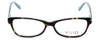 Calabria Splash Designer Reading Glasses SP59 Demi Tortoise Layer Crystal Blue