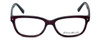 VIP Eddie Bauer Designer Reading Glasses EB8391 Amethyst Purple Black Layer 52mm