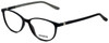 Seventeen Designer Eyeglasses SV5404-MBK in Matte Black/Grey 51mm :: Custom Left & Right Lens