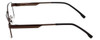 Big and Tall Designer Eyeglasses Big-And-Tall-16-Brown in Brown 59mm :: Custom Left & Right Lens