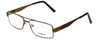 Big and Tall Designer Eyeglasses Big-And-Tall-2-Brown-Black in Brown Black 60mm :: Rx Bi-Focal