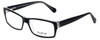 Big and Tall Designer Reading Glasses in Black Crystal Clear 21 Powers to Choose