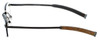 Field&Stream Designer Reading Eye Glasses RCT19 52 mm in Black Gunmetal or Brown