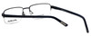 Eddie Bauer Semi Rimless Designer Metal Reading Glasses EB8424 in Navy Blue 56mm