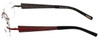 Renoma Designer Eyeglasses R1008-3510 in Red 52mm :: Rx Bi-Focal