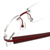 Renoma Designer Eyeglasses R1008-3510 in Red 52mm :: Rx Bi-Focal