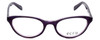 Ecru Designer Reading Glasses Daltrey-006 Purple Lavender Layered Crystal 50 mm