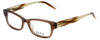 Ecru Designer Eyeglasses Stefani-029 in Jamocha 50mm :: Rx Single Vision