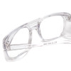 ProRX Safety Glasses Safety-65 CLEAR 58 mm Shatterproof Polycarbonate Lens UV400