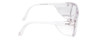 ProRX Safety Glasses Safety-65 CLEAR 58 mm Shatterproof Polycarbonate Lens UV400