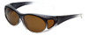 Calabria P2866POL-2T Polarized Wear Fit Over Sunglasses Medium 7 Colors Choose