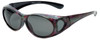 Calabria PC8866POL-JP-1 Polarized FitOver Sunglasses Medium Size