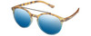 Matte Tortoise Blue Fade/Blue Mirror