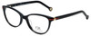 Carolina Herrera Designer Reading Glasses VHE660K-0700 in Shiny Black 52mm