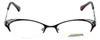 Project Runway Designer Eyeglasses PR122M-171 in Brown Aqua 52mm :: Rx Single Vision