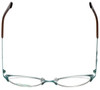 Project Runway Designer Eyeglasses PR122M-171 in Brown Aqua 52mm :: Rx Single Vision
