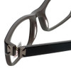 iStamp Designer Reading Glasses XP613Z-021 Flair Cross in Black Silver 50 mm