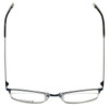Esquire Semi-Rimless Designer Reading Glasses&Case EQ1519 Matte-Grey-Blue 54mm