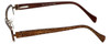 Moda Vision Designer Eyeglasses E3108-BRN in Brown 49mm :: Custom Left & Right Lens