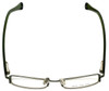 Moda Vision Designer Eyeglasses E3108-GRN in Green 49mm :: Custom Left & Right Lens