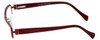 Moda Vision Designer Eyeglasses E3108-RED in Red 49mm :: Custom Left & Right Lens