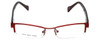 Moda Vision Designer Eyeglasses E3108-RED in Red 49mm :: Rx Single Vision
