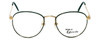 Fashion Optical Designer Reading Glasses Ashley Gold-Jade Green 54 mm PICK POWER