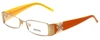Versus by Versace Designer Eyeglasses 7074-1213 in Gold/Orange 50mm :: Custom Left & Right Lens