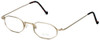 Fashion Optical Designer Reading Glasses SL510 in Matte-Gold 46mm