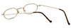 Fashion Optical Designer Reading Glasses SL510 in Matte-Gold 46mm