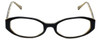 Ellen Tracy Designer Eyeglasses ET3002-BKDA in Black 52mm :: Custom Left & Right Lens
